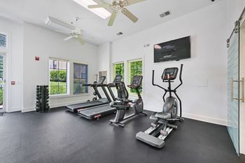 Beautiful fitness center
